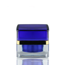50g quadratisches Acrylglas-Sahneglas-Luxus-Glas-blaues Glas